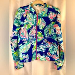 Lilly Pulitzer Britton Scuba Bomber, Casa del Sole, EUC, Size Medium